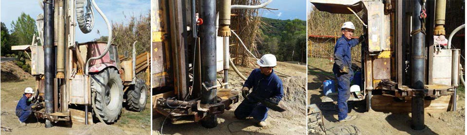 Girbau Sondetjos i Pous d’Agua hombres laborando