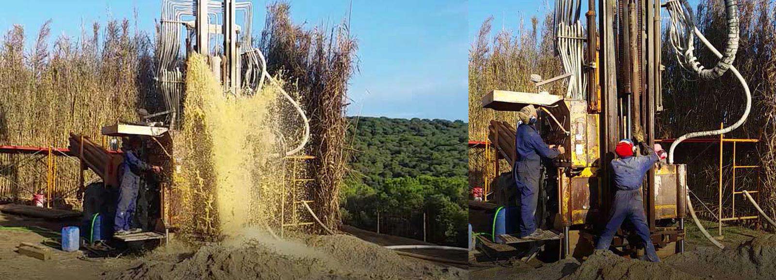 Girbau Sondetjos i Pous d’Agua personas trabajando