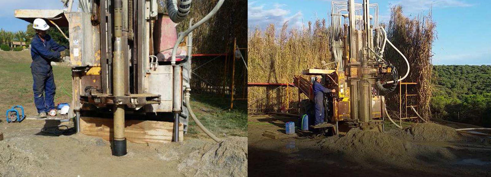 Girbau Sondetjos i Pous d’Agua hombres trabajando